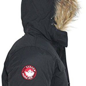 Canada Weather Gear "Super Triple Goose" black downfilled parka NWT